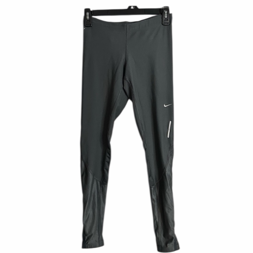 Nike Womens Tech Anthracite Running Tights Pants Stretch Black XS Charcoal NWOT